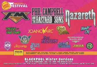 FM live at Blackpool Love Live Festival - 28 Feb 2025 - poster