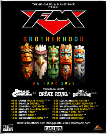 FM Sept 2025 "Brotherhood" UK tour poster