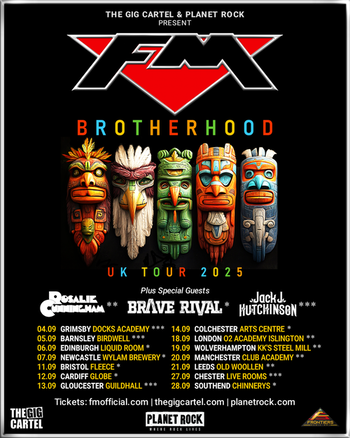 FM Sept 2025 "Brotherhood" UK tour poster