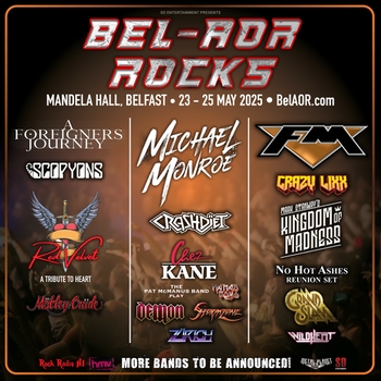 FM live at Bel-AOR Rocks 25 May 2025 - festival poster