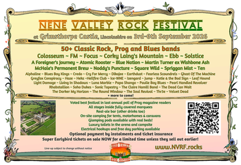 FM headline Nene Valley Rock Festival on 4 Sept 2026 - festival poster